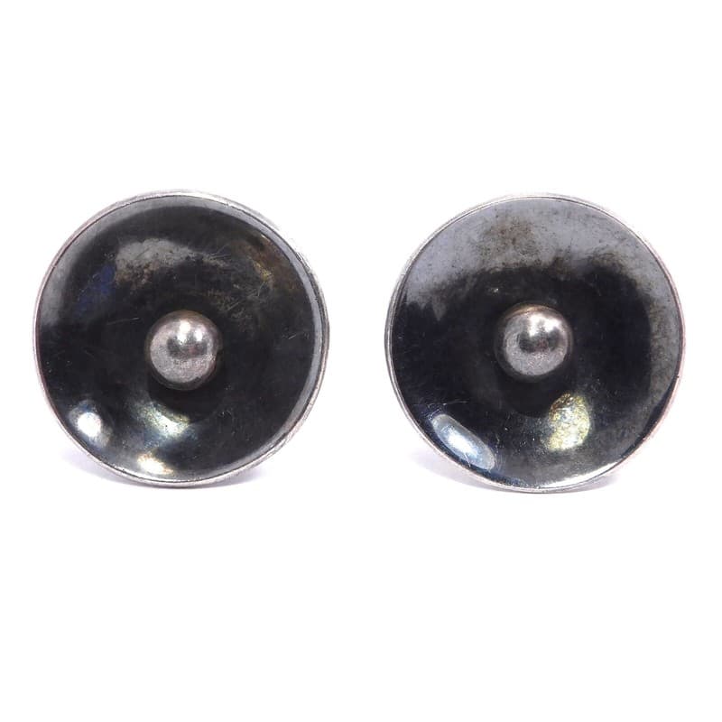 MODERNIST CUFFLINKS STERLING SILVER TAXCO SIGI PINEDA