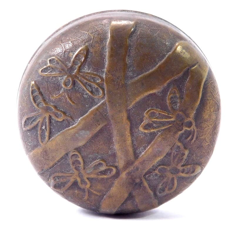 ARTS AND CRAFTS BRONZE HATPIN ASIAN INSECTS